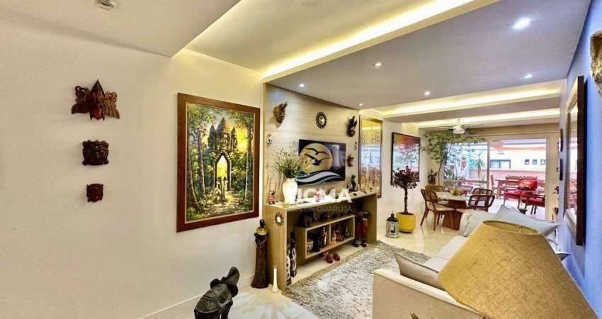 Apartamento Garden com 3 quartos sendo 2 suítes à venda na Praia das Pitangueiras - Guarujá/SP.