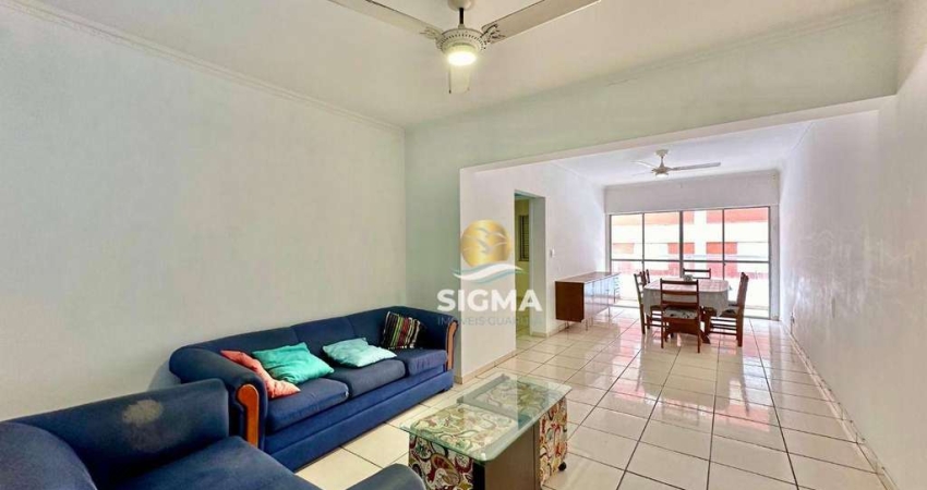 Apartamento com 2 quartos + dependência de empregada à venda na Praia da Enseada - Guarujá/SP.