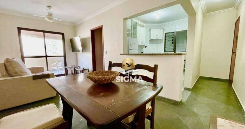 Apartamento com 2 dormitórios à venda, 80 m² por R$ 580.000,00 - Pitangueiras - Guarujá/SP