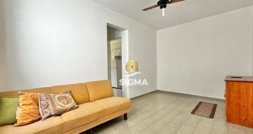 Apartamento com 1 dormitório à venda, 50 m² por R$ 280.000,00 - Pitangueiras - Guarujá/SP