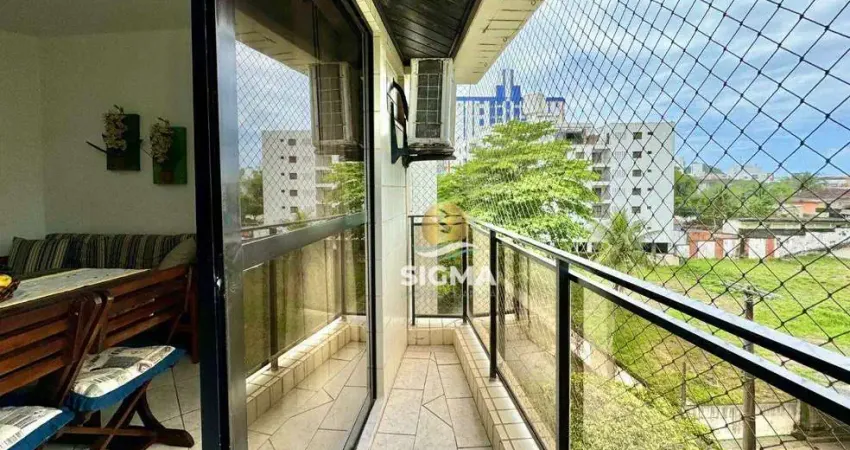 Apartamento com 2 sendo 1 suíte à venda, 72 m² por r$ 440.000 - tombo - guarujá/sp.