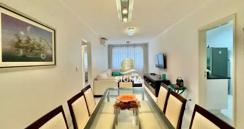 Apartamento com 2 quartos senso 1 suíte  à venda, 90 m² por R$ 550.000 - Praia das Pitangueiras - Guarujá/SP.