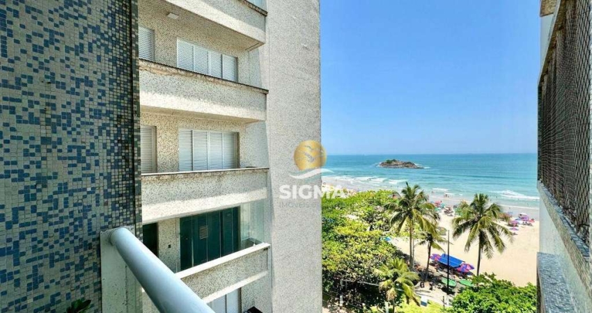 Apartamento com 3 dormitórios à venda, 103 m² por R$ 760.000,00 - Pitangueiras - Guarujá/SP