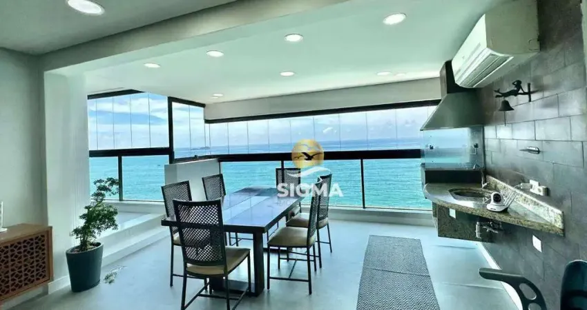 Apartamento com 3 dormitórios à venda, 184 m² por R$ 2.300.000,00 - Praia das Pitangueiras - Guarujá/SP