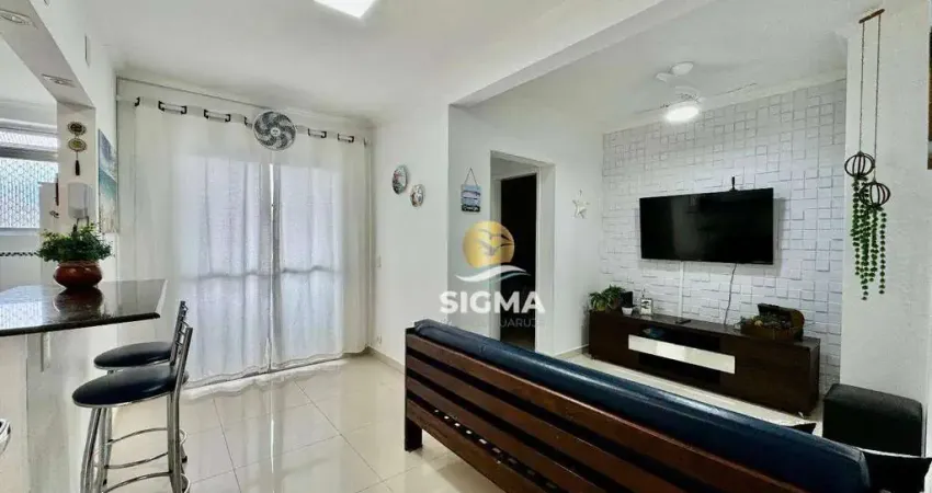 Apartamento com 1 dormitório à venda, 50 m² por R$ 380.000,00 - Pitangueiras - Guarujá/SP