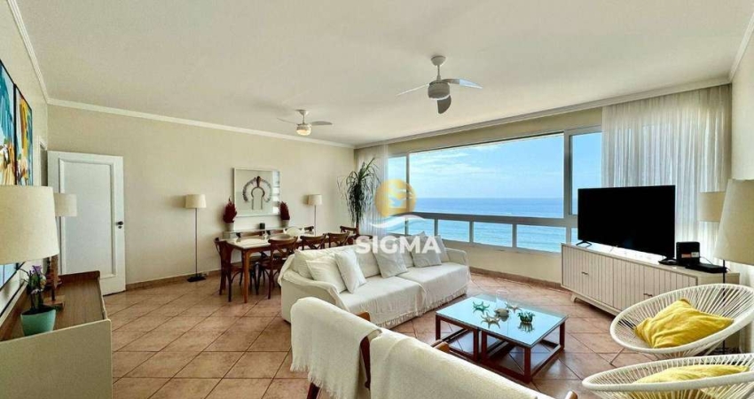 Apartamento com 3 dormitórios à venda, 190 m² por R$ 1.700.000,00 - Pitangueiras - Guarujá/SP