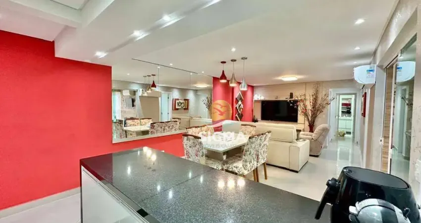 Apartamento com 3 dormitórios à venda, 100 m² por R$ 1.000.000,00 - Pitangueiras - Guarujá/SP