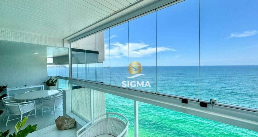 FRENTE MAR - Apartamento com 3 Suítes à venda na Praia das Pitangueiras - Guarujá/SP.