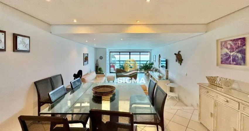 FRENTE MAR - Apartamento com 3 Suítes à venda na Praia das Pitangueiras - Guarujá/SP.