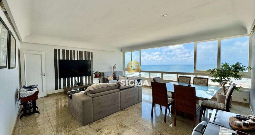 Apartamento com 3 dormitórios sendo 1 suíte, 190 m² - venda por R$ 1.500.000 ou aluguel por R$ 8.000/mês - Praia das Pitangueiras - Guarujá/SP.