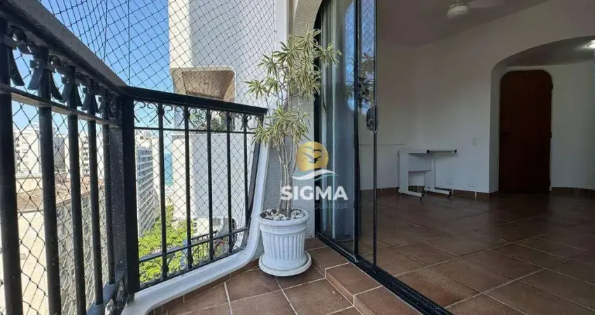 Apartamento com 3 dormitórios à venda, 100 m² por R$ 590.000,00 - Pitangueiras - Guarujá/SP