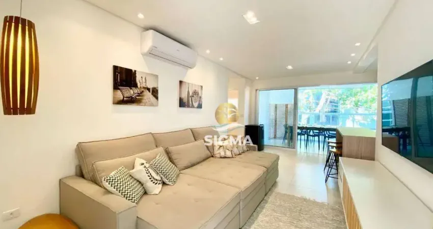 Apartamento com 2 Suítes à venda, 120 m² por R$ 1.200.000 - Tombo - Guarujá/SP.
