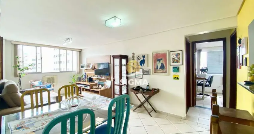 Apartamento com 2 dormitórios à venda, 75 m² por R$ 445.000,00 - Pitangueiras - Guarujá/SP