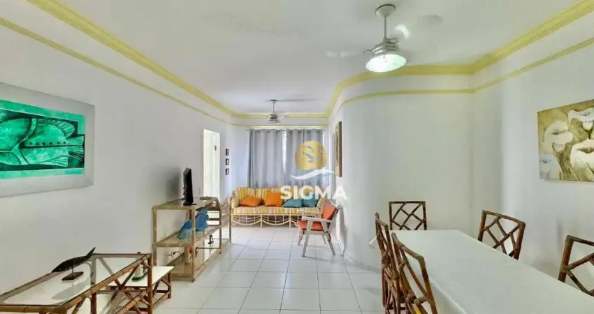 Apartamento com 2 dormitórios à venda, 95 m² por R$ 590.000 - Pitangueiras - Guarujá/SP
