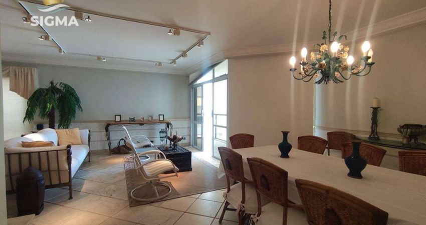 Apartamento na praia, Frente mar, 4 dormitórios, Lazer, 2 vagas, Pitangueiras, Guarujá.