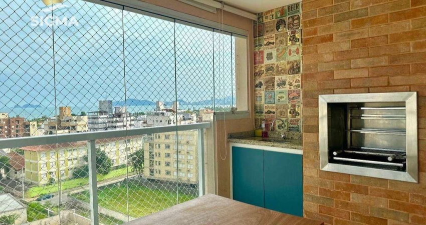 Apartamento com 2 dormitórios à venda na Praia da Enseada, Guarujá/SP.