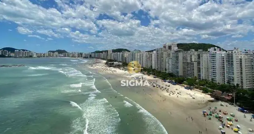 FRENTE MAR - Apartamento com 3 Suítes à venda na Praia das Pitangueiras - Guarujá/SP.
