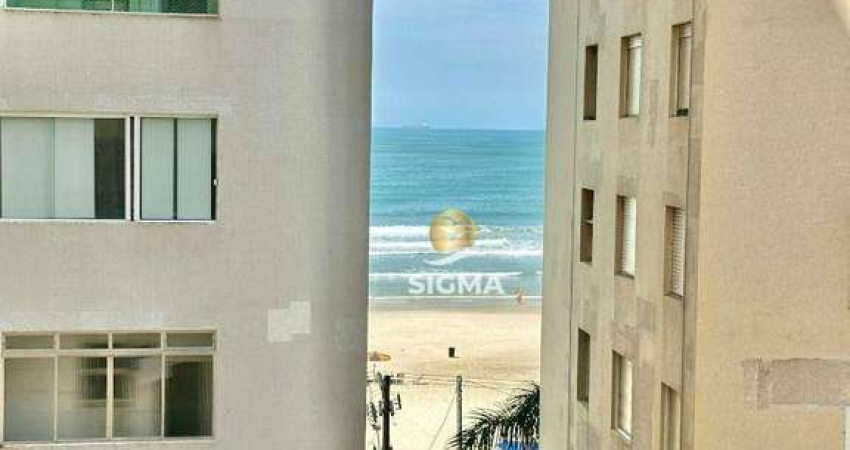 Apartamento com 2 dormitórios à venda, 70 m² por R$ 440.000 - Pitangueiras - Guarujá/SP.