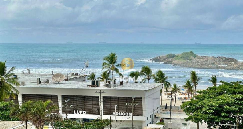 VISTA MAR - Apartamento com 2 dormitórios à venda, 68 m² por R$ 585.000 - Pitangueiras - Guarujá/SP.