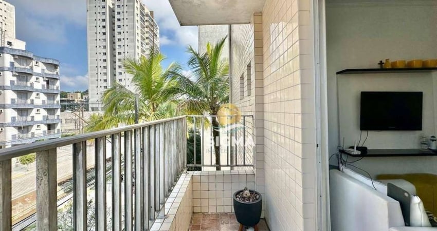 Apartamento com 2 quartos sendo 1 suíte à venda, 70 m² por R$ 340.000 - Jardim Astúrias - Guarujá/SP.