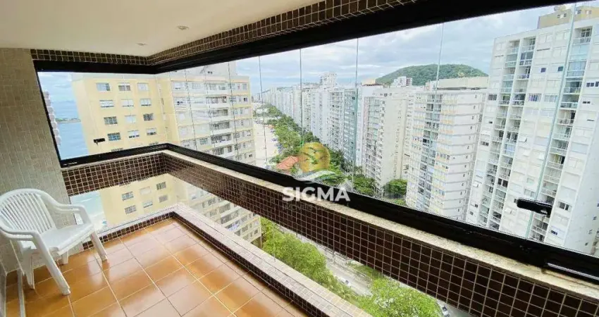 Apartamento com 3 quartos sendo 1 suíte à venda, 115 m² por R$ 680.000 - Pitangueiras - Guarujá/SP.