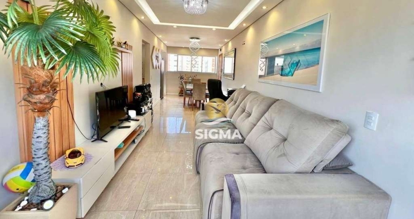 Apartamento com 1 quarto à venda, 68 m² por R$ 460.000 - Pitangueiras - Guarujá/SP.