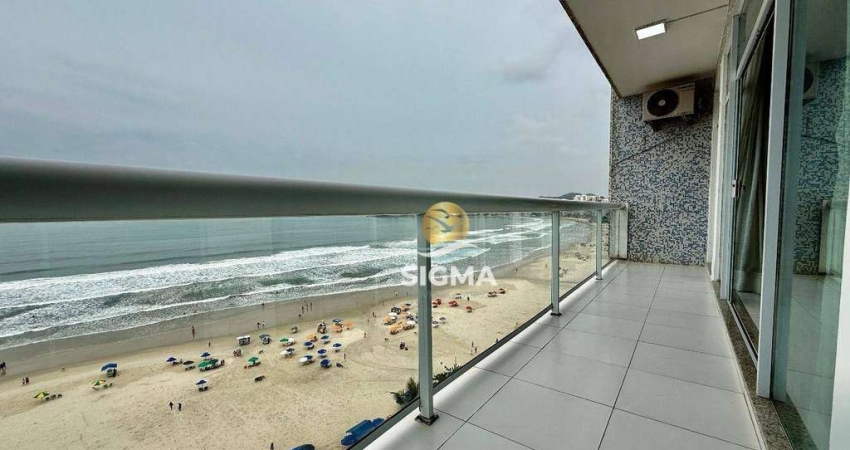 FRENTE MAR - Apartamento com 3 Suítes à venda, 160 m² por R$ 1.600.000 - Pitangueiras - Guarujá/SP.