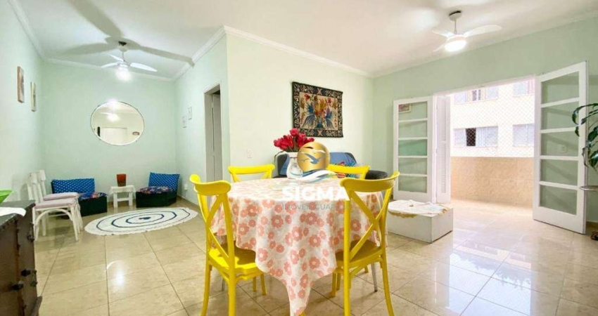 Apartamento com 3 dormitórios à venda, 97 m² por R$ 430.000,00 - Jardim Astúrias - Guarujá/SP