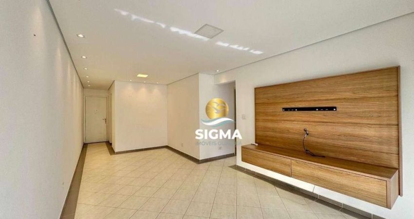 Apartamento com 3 dormitórios Sendo 1 Suíte  à venda, 90 m² por R$ 560.000 - Praia das Pitangueiras - Guarujá/SP.