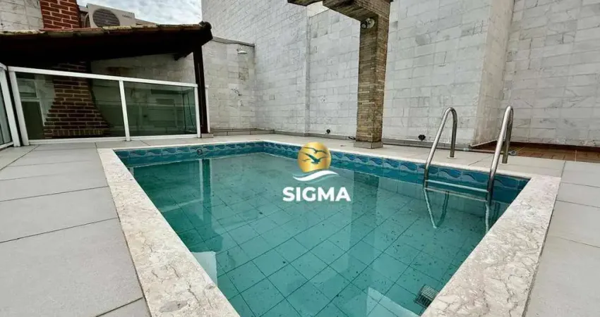 Cobertura com 3 dormitórios à venda, 178 m² por R$ 700.000,00 - Enseada - Guarujá/SP