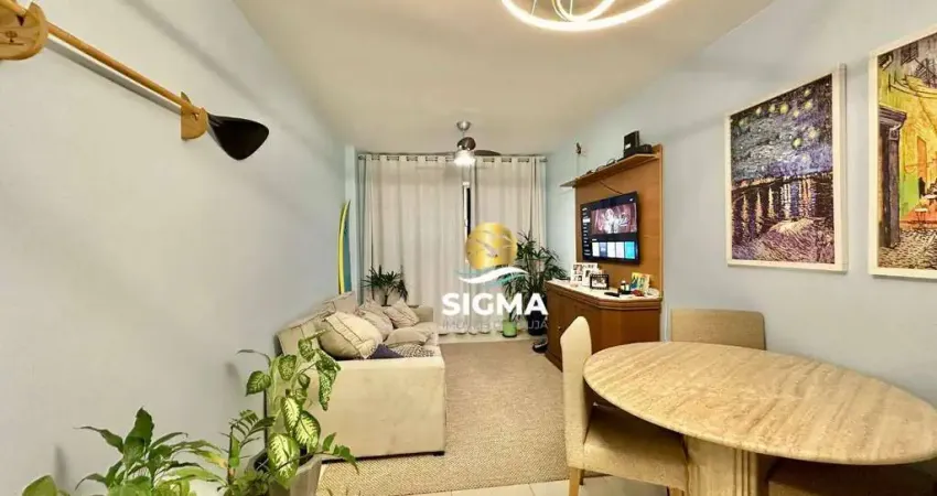 Apartamento com 2 dormitórios, 75 m² - venda por R$ 440.000 ou aluguel por R$ 3.700/ano - Pitangueiras - Guarujá/SP.