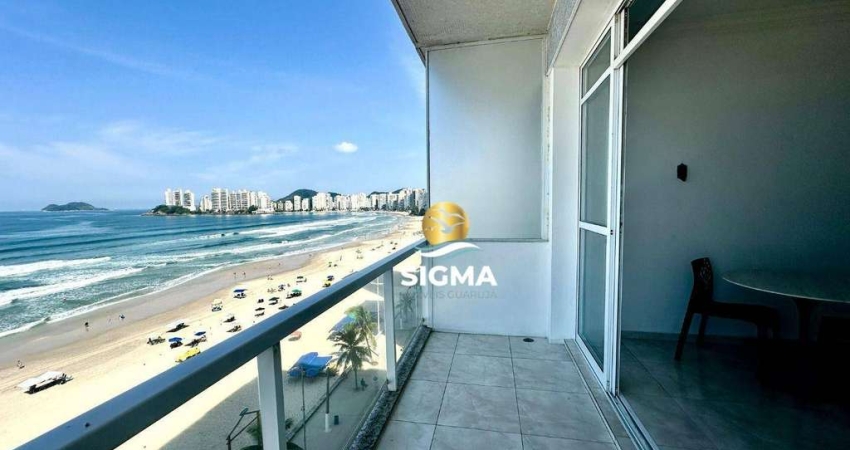 Apartamento com 3 dormitórios quartos sendo sendo 2 suítes à venda, 167,53 m² por R$ 1.300.000 - Pitangueiras - Guarujá/SP.