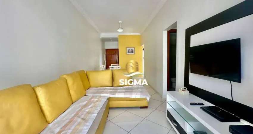 Apartamento com 2 dormitórios sendo 1 suíte à venda, 80 m² por R$ 410.000 - Pitangueiras - Guarujá/SP.