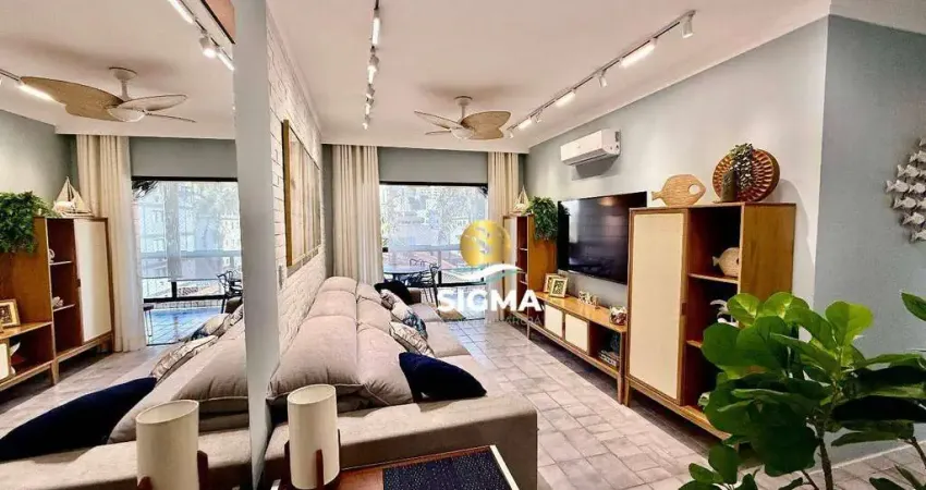 Apartamento à venda, 88 m² por R$ 565.000,00 - Jardim Astúrias - Guarujá/SP