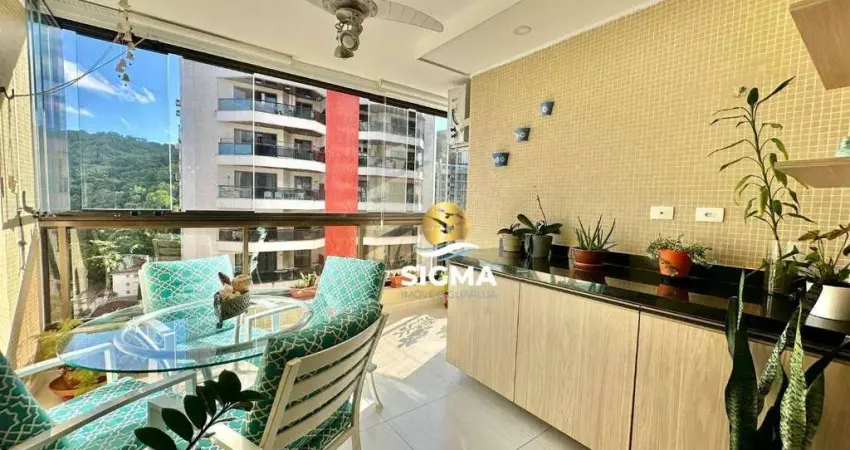 Apartamento com 3 dormitórios sendo 1 suíte à venda, 113 m² por R$ 650.000 - Pitangueiras - Guarujá/SP.