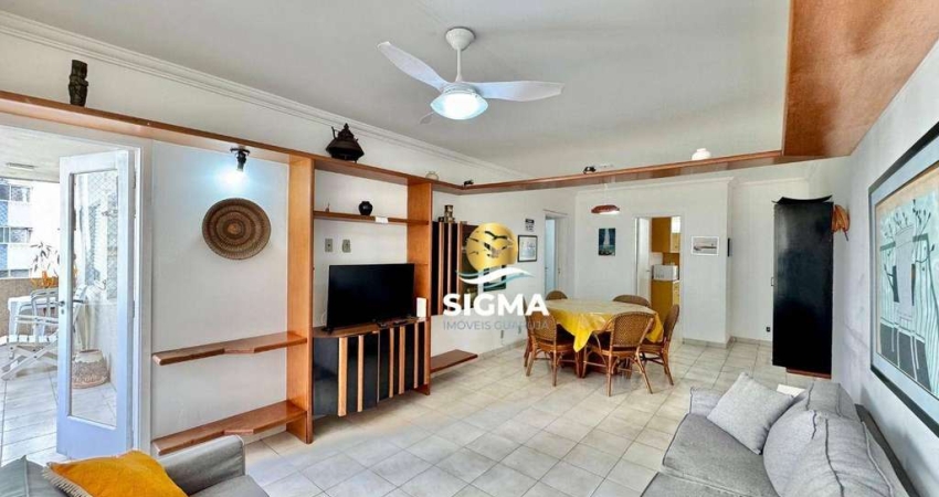 Apartamento com 4 dormitórios à venda, 140 m² por R$ 530.000,00 - Pitangueiras - Guarujá/SP
