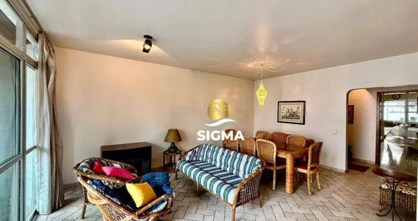 Apartamento com 3 dormitórios sendo 1 suíte à venda, 120 m² por R$ 660.000 - Pitangueiras - Guarujá/SP.