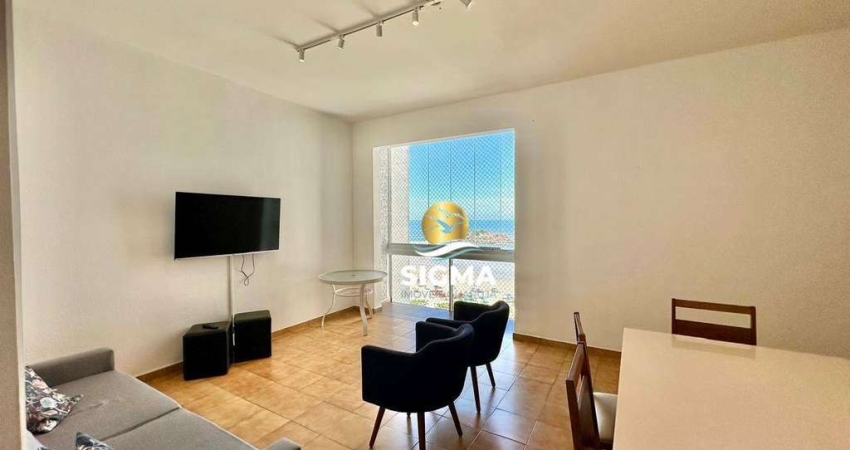 Apartamento com 3 dormitórios à venda, 90 m² por R$ 550.000 - Pitangueiras - Guarujá/SP.