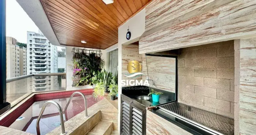 Apartamento com 3 Suítes à venda, 136 m² por R$ 850.000 - Pitangueiras - Guarujá/SP.