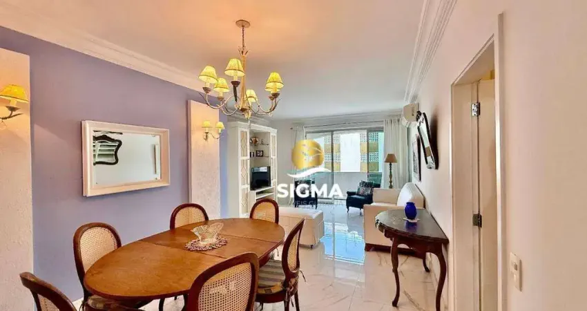 Apartamento com 3 dormitórios à venda, 130 m² por R$ 900.000,00 - Pitangueiras - Guarujá/SP