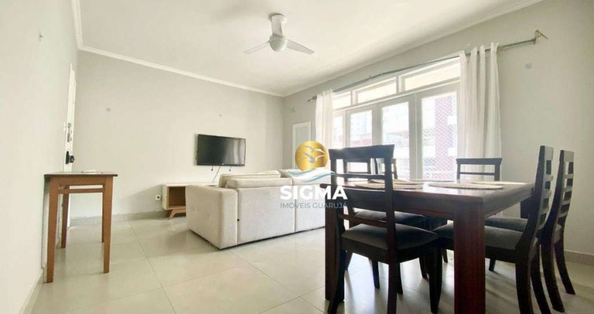 Apartamento com 3 dormitórios à venda, 82 m² por R$ 450.000,00 - Pitangueiras - Guarujá/SP