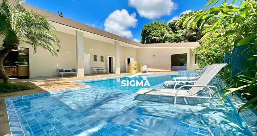 Casa com 7 Suítes à venda, 460 m² por R$ 4.800.000 - Jardim Acapulco - Guarujá/SP.