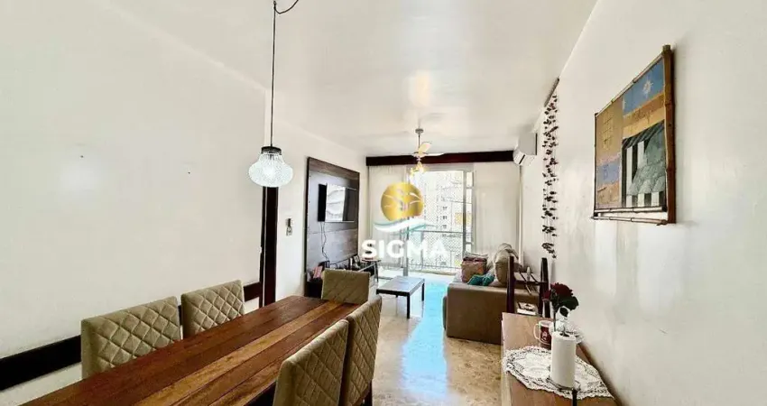 Apartamento com 3 dormitórios à venda, 90 m² por R$ 540.000,00 - Pitangueiras - Guarujá/SP