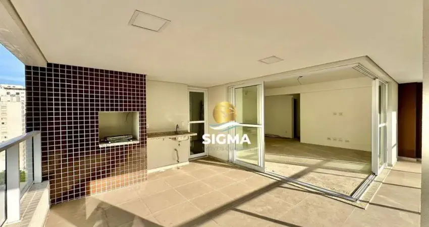 PRÉDIO NOVO - Apartamento com 3 Suítes à venda, 142 m² por R$ 1.100.000 - Pitangueiras - Guarujá/SP.