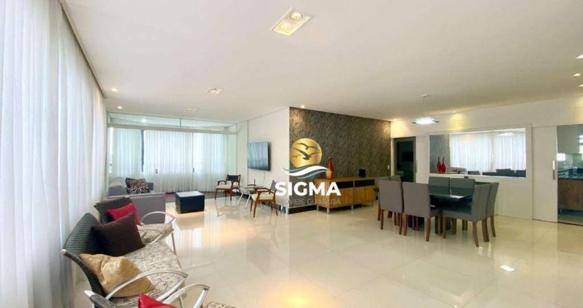 Apartamento com 4 quartos sendo 2 suítes à venda, 225 m² por R$ 1.150.000 - Pitangueiras - Guarujá/SP.