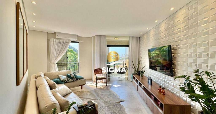 Apartamento com 3 dormitórios sendo 1 suíte  à venda, 116 m² por R$ 850.000 - Praia das Pitangueiras - Guarujá/SP.