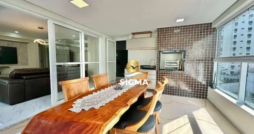 Apartamento com 3 dormitórios à venda, 142 m² por R$ 1.450.000,00 - Pitangueiras - Guarujá/SP