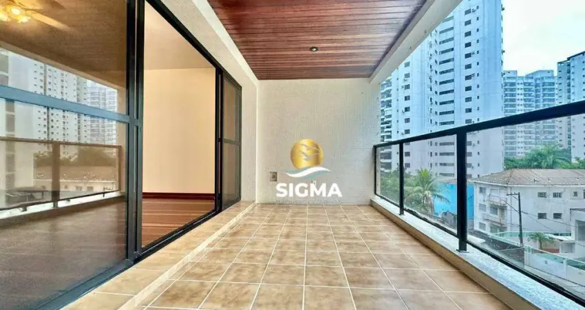 Apartamento com 3 dormitórios à venda, 192 m² por R$ 950.000,00 - Pitangueiras - Guarujá/SP
