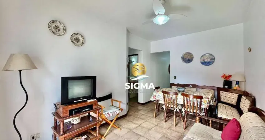 Apartamento com 2 dormitórios sendo 1 suíte  à venda, 75 m² por R$ 380.000 - Praia do Tombo - Guarujá/SP.