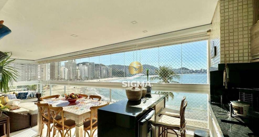 Apartamento com 3 dormitórios sendo 1 suíte à venda, 120 m² por R$ 1.900.000 - Jardim Astúrias - Guarujá/SP.